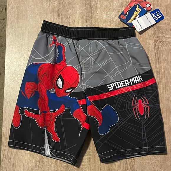 Spider-Man swimming trunks NWT - Picture 1 of 2